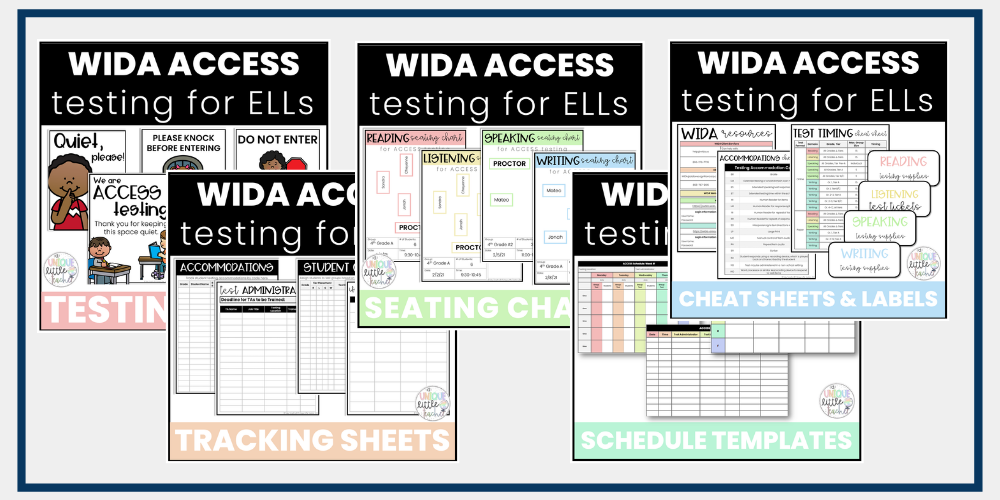 WIDA ACCESS Testing for ELLs Teacher Prep Kit