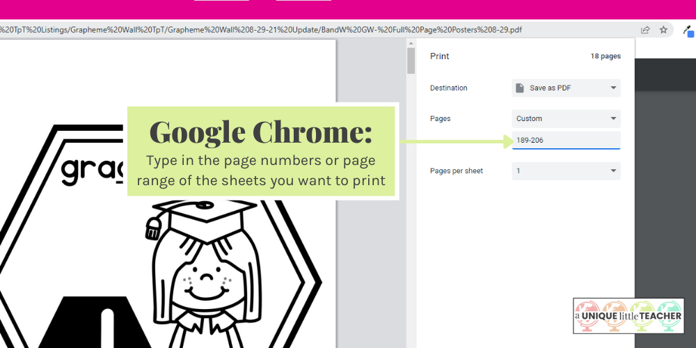 Save paper by printing only the pages you need from a PDF in Google Chrome™