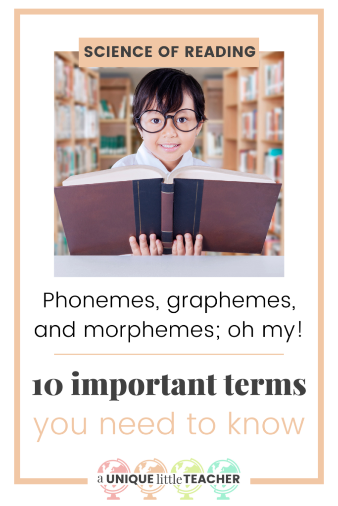 Learn the terms phoneme, grapheme, morpheme and more